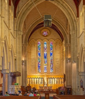 Anglican Cathedral of the Holy Trinity inside Hamilton Bermuda