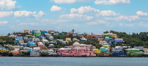 Colourful houses Bermuda