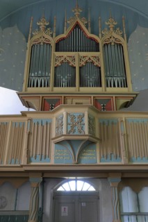 Organ of the Evangelical Reformed Church of Krummhörn-Rysum, Germany, Europe