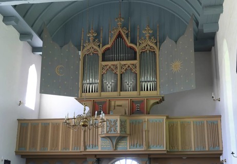 Organ of the Evangelical Reformed Church of Krummhörn-Rysum, Germany, Europe