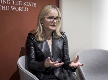 Charlotte Hogg, Executive Vice President and Chief Executive Officer (CEO) for Visa's European