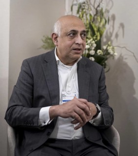 Karl Guha, Chairman of the Supervisory Board of ING, pictured during the World Economic Forum in