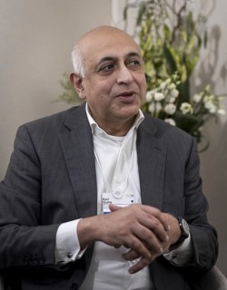 Karl Guha, Chairman of the Supervisory Board of ING, pictured during the World Economic Forum in