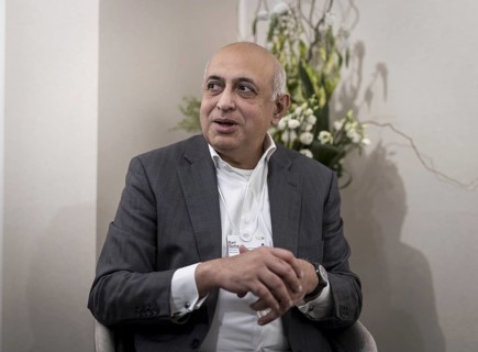 Karl Guha, Chairman of the Supervisory Board of ING, pictured during the World Economic Forum in