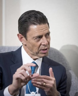 Scott C. Nuttall, CEO KKR, Kohlberg Kravis Roberts & Co, pictured during the World Economic Forum