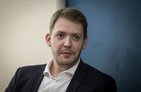 Daniel Metzler, CEO Isar Aerospace, photographed during the World Economic Forum in Davos