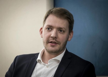 Daniel Metzler, CEO Isar Aerospace, photographed during the World Economic Forum in Davos