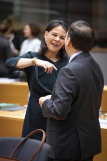 Annalena Bärbock, (Green) Federal Foreign Minister, takes part in the Council on Foreign Relations.