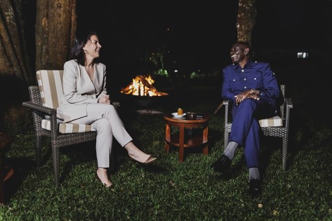 (L-R) Annalena Bärbock (Alliance 90/The Greens), Federal Foreign Minister, and William Samoei Ruto,
