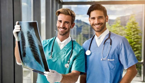 AI generated, RF, man, doctor, doctors, medical team, team, 30+, years, attractive, attractive,