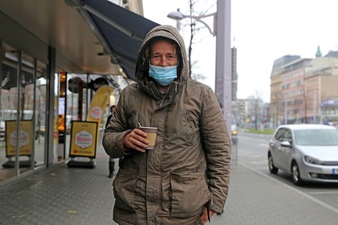 Mannheim, December 2020: Homeless in times of corona. The coronavirus pandemic is exacerbating the