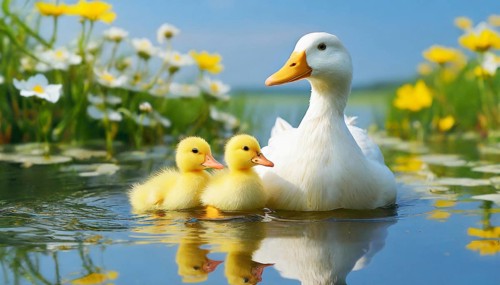 KI generated, animal, animals, bird, birds, biotope, habitat, one, single animal, foraging,