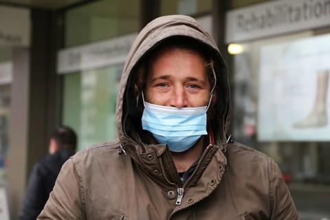 Mannheim, December 2020: Homeless in times of corona. The coronavirus pandemic is exacerbating the