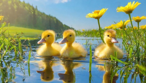 KI generated, animal, animals, bird, birds, biotope, habitat, one, single animal, foraging,