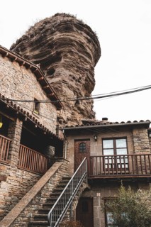Rupit, one of the best known medieval towns in Catalonia in Spain