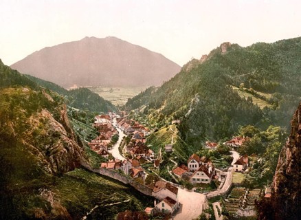 Semmering Railway, Schottwien, Styria, former Austro-Hungary, today Austria, c. 1890, Historic,