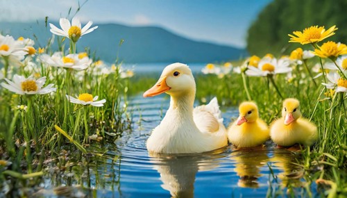 KI generated, animal, animals, bird, birds, biotope, habitat, one, single animal, foraging,