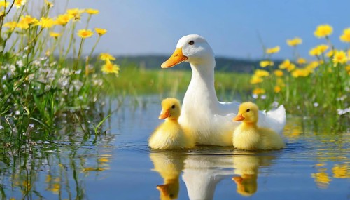 KI generated, animal, animals, bird, birds, biotope, habitat, one, single animal, foraging,
