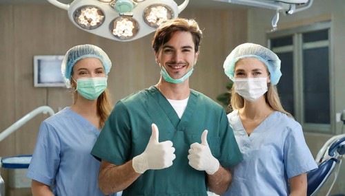 AI generated, RF, woman, woman, man, doctor, doctor team, team, 30, years, attractive, attractive,