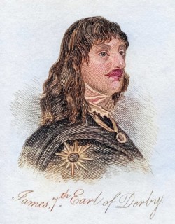 James Stanley 7th Earl of Derby 1607 1651 alias Baron Strange byname Great Earl of Derby Prominent