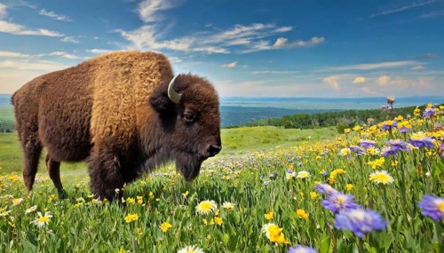 KI generated, animal, animals, mammal, mammals, biotope, habitat, one, single animal, foraging,