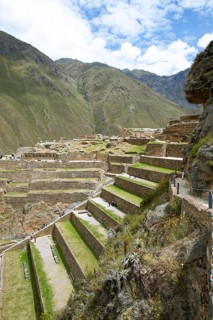 Parque Arqueologico de Ollantaytambo, Cusco region, Peru, South America