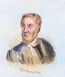Christopher Columbus 1451, 1506, explorer born in Italy and financed by Spain, discoverer of