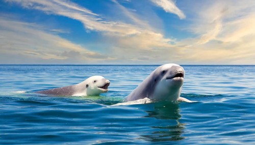 KI generated, animal, animals, mammal, mammals, biotope, habitat, two, female with young, foraging,