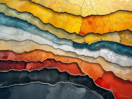 Salt lake for lithium extraction in South America, AI generated