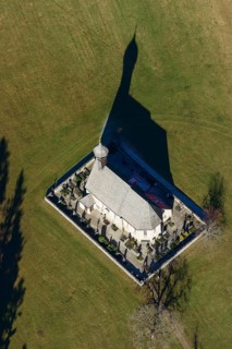 Church of St James the Elder, Montgolfiade Tegernsee Valley, Balloon Week Tegernsee, near Weyarn,
