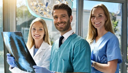 KI generated, RF, woman, woman, man, doctor, medical, medical team, team, 30+, years, attractive,