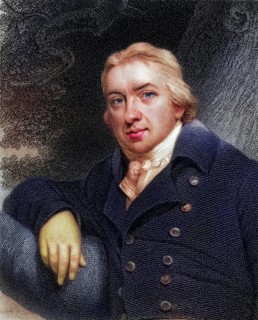 Edward Jenner 1749-1823, English surgeon, discoverer of the smallpox vaccination. From the book