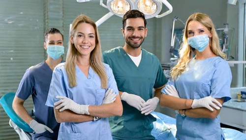 AI generated, RF, woman, woman, man, doctor, doctor team, team, 30, years, attractive, attractive,