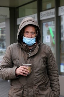 Mannheim, December 2020: Homeless in times of corona. The coronavirus pandemic is exacerbating the