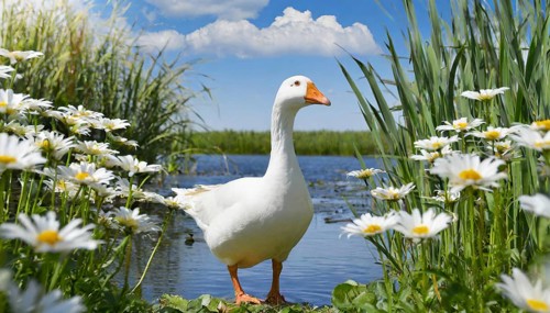 Ai generated, animal, animals, bird, birds, biotope, habitat, an, individual, swims, waters, reeds,