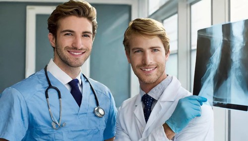 AI generated, RF, man, doctor, doctors, medical team, team, 30+, years, attractive, attractive,