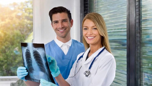 KI generated, RF, woman, woman, man, doctor, medical, medical team, team, 30+, years, attractive,