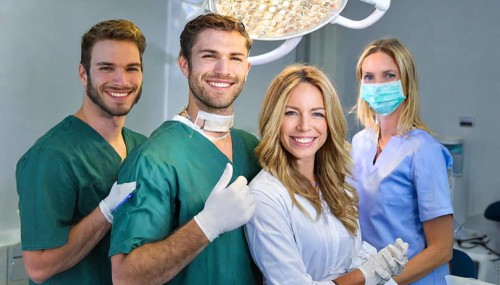 AI generated, RF, woman, woman, man, doctor, doctor team, team, 30, years, attractive, attractive,