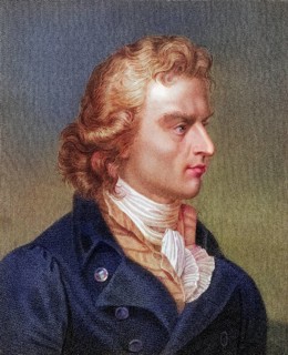 Friedrich von Schiller 1759-1805, German poet, playwright, philosopher and historian. From the book