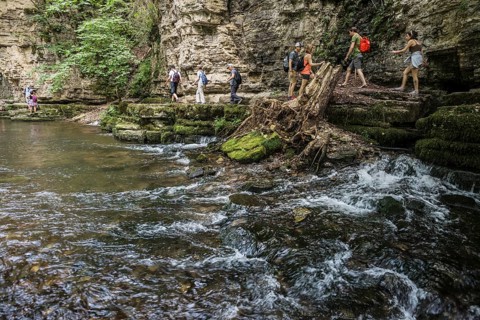 Wutach Gorge, Bonndorf, Baden-Wuerttemberg, Black Forest, Germany, Europe
