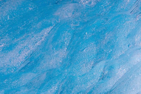 Ice structure in a glacier cave, winter, Morteratsch Glacier, Pontresina, Engadin, Grisons,