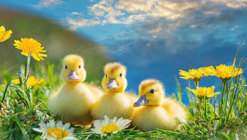 KI generated, animal, animals, bird, birds, biotope, habitat, one, single animal, foraging,