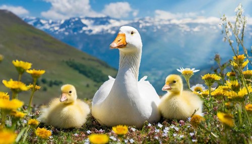 AI generated, animal, animals, bird, birds, biotope, habitat, one, individual, foraging, wildlife,