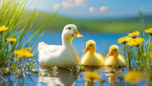 KI generated, animal, animals, bird, birds, biotope, habitat, one, single animal, foraging,