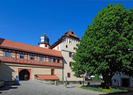 Imperial palace, prince-bishop's castle from the 14th century, Forchheim, Upper Franconia, Bavaria,