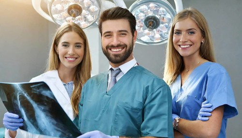 KI generated, RF, woman, woman, man, doctor, medical, medical team, team, 30+, years, attractive,