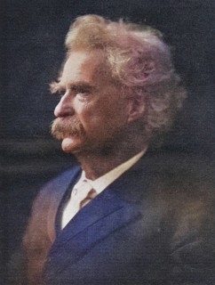 Mark Twain, pseudonym of Samuel Langhorne Clemens, 1835-1910, American writer and humourist. From