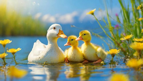 KI generated, animal, animals, bird, birds, biotope, habitat, one, single animal, foraging,