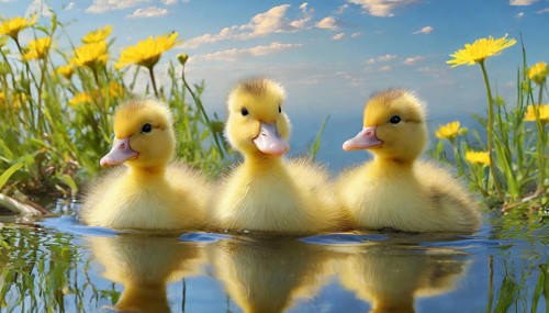 KI generated, animal, animals, bird, birds, biotope, habitat, one, single animal, foraging,