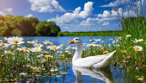 AI generated, animal, animals, bird, birds, biotope, habitat, one, individual, foraging, wildlife,